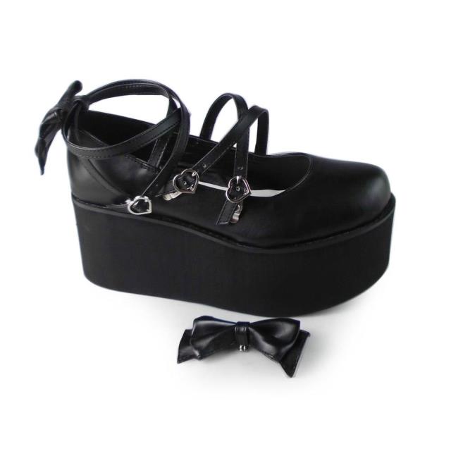 (Buyforme)Antaina~Lolita Bow Platform Shoes Multiple Colors   