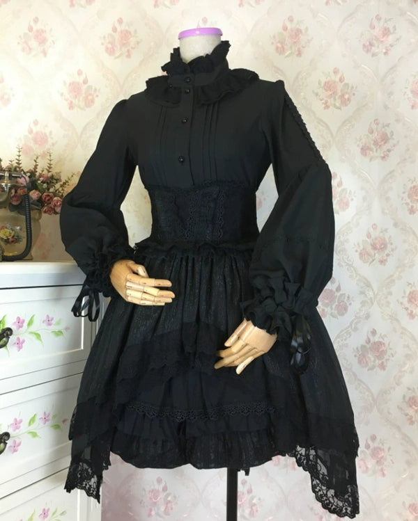 DMFS Lolita - Ever-Changing Enchantress - Classic Lolita Blouse, Tightening Hime Sleeve 44208:798655