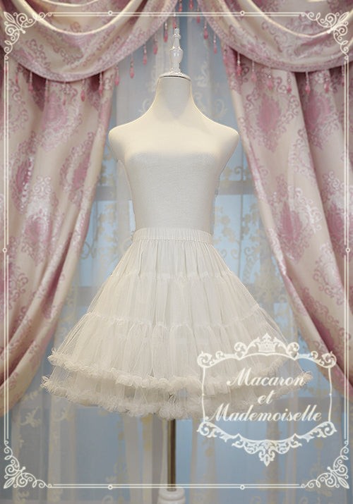 Chess Story - Bon Bon - Lolita Petticoat Multicolor Adjustable white One Size
