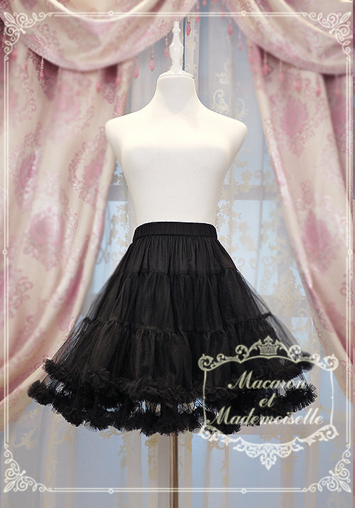 Chess Story - Bon Bon - Lolita Petticoat Multicolor Adjustable black One Size