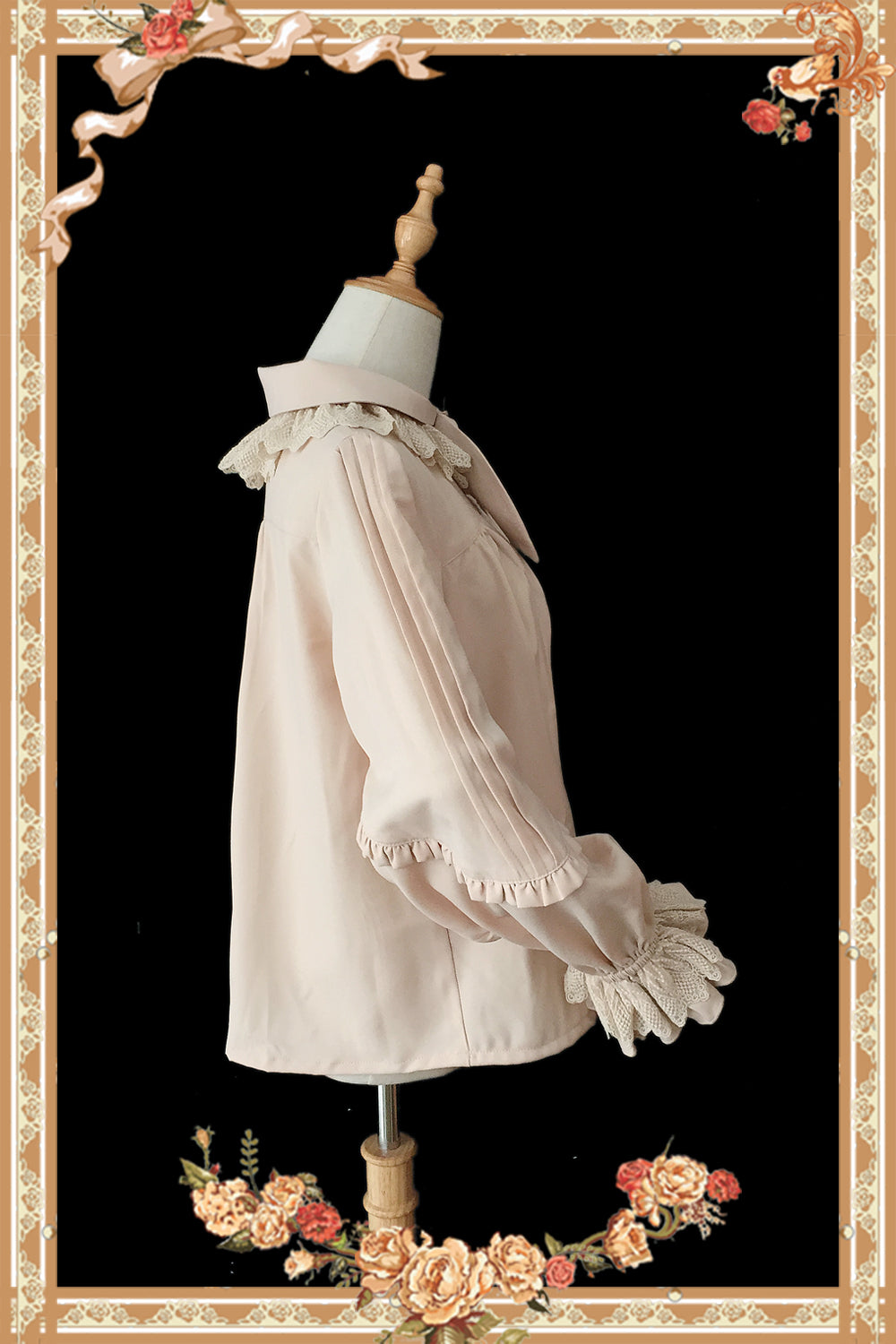 Infanta~Waltz~Classic Lolita JSK Tiered Dress with Bunny Ear Blouse
