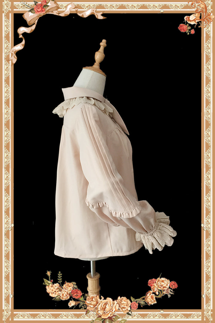 Infanta~Waltz~Classic Lolita JSK Tiered Dress with Bunny Ear Blouse