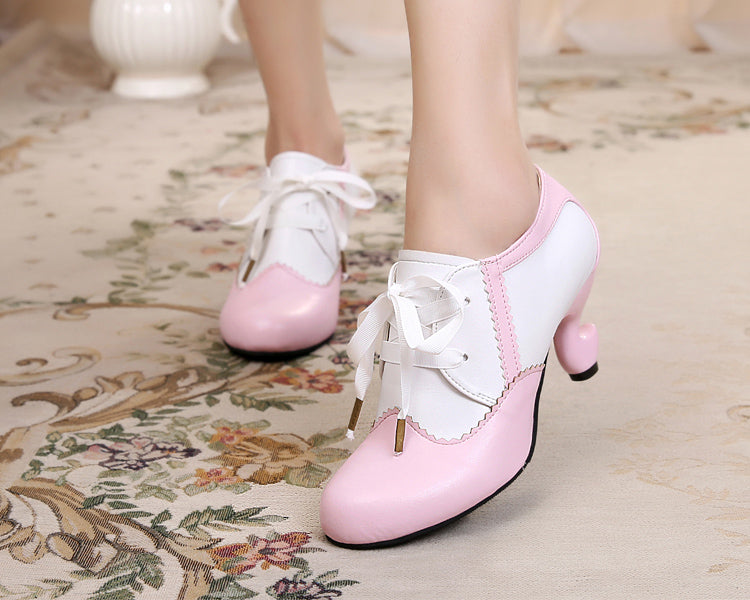 Sosic - Sunset Shade Ancient - Summer Sweet Lolita Retro Shoes light pink 41