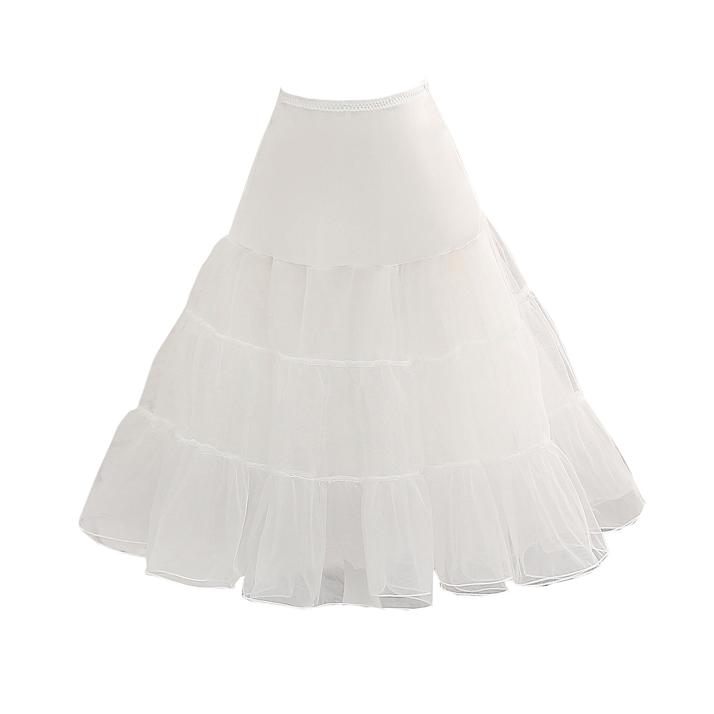 Manyiluo~Cosplay Medium-length Boneless Lolita Skirt Petticoat   