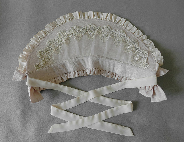 Henrietta - Victoria Doll - Vintage Lolita Adjustable Bonnet Multicolor