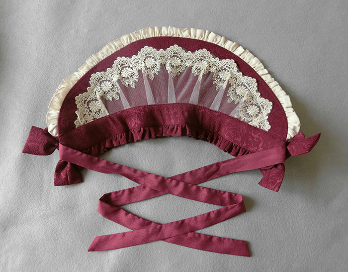 Victoria Doll - Vintage Lolita Adjustable Bonnet Multicolor