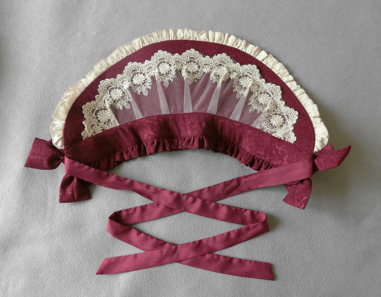 Henrietta - Victoria Doll - Vintage Lolita Adjustable Bonnet Multicolor