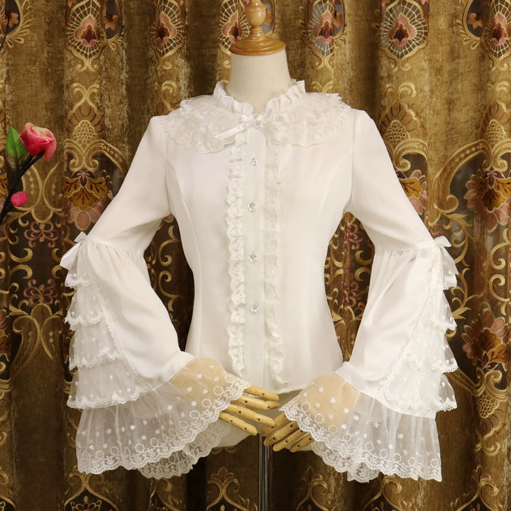 Princess Tailor Lolita~Fairy~Sweet Lolita Blouse Elegant Princess Sleeves Shirt 39916:644308