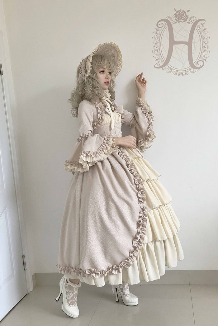 Henrietta - Victoria Doll - Vintage Lolita Dress Multicolor
