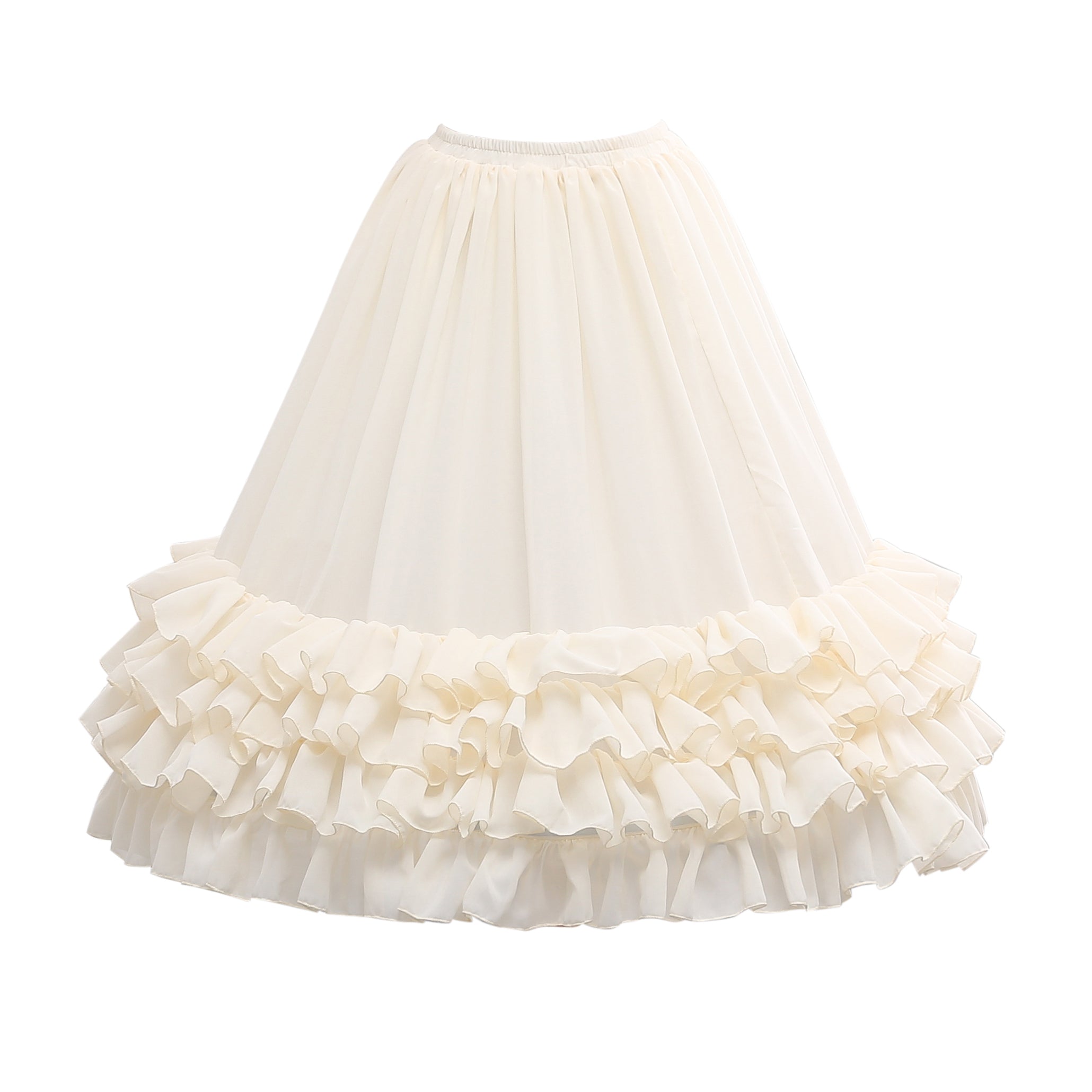 Manyiluo - Elegant Lolita A-type Carmen Adjustable Fishbone Petticoat