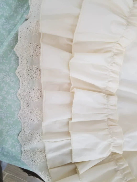 Classic Lolita Cotton Underskirt, Flounce Hem