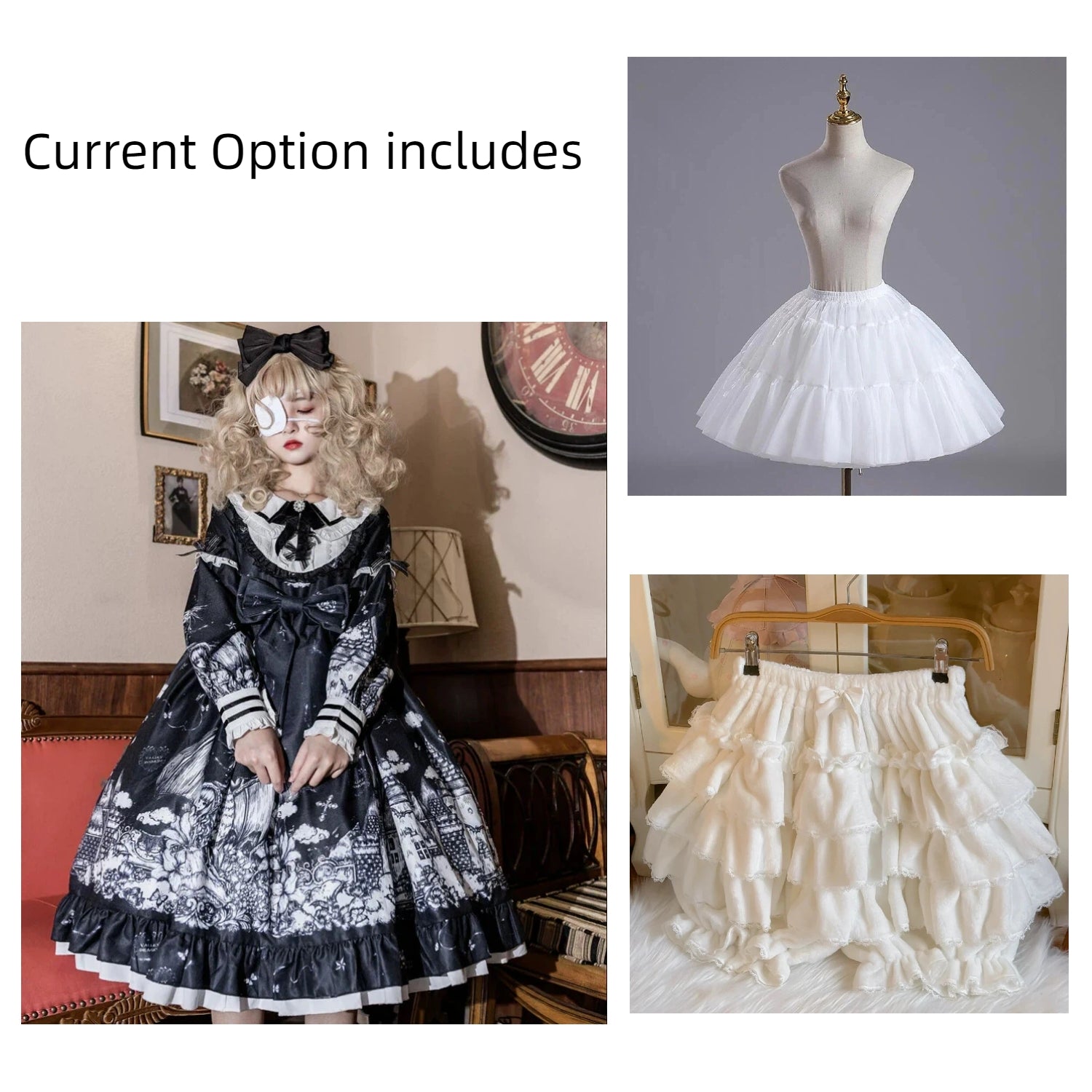 3-Piece Set – Bloomer + OP + Petticoat | Save 15% (Use Code: Best15)