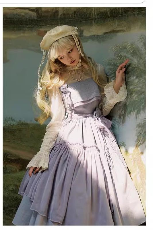 Nuit De Cellophane~A Thousand Moonfalls~Elegant Lolita JSK Dress Thin Cardigan   