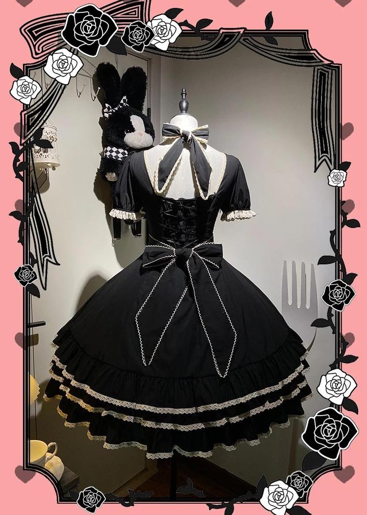 Muse Fufu - Plus Size Sweet Lolita OP Dress, Heart Appliques 45977:870213