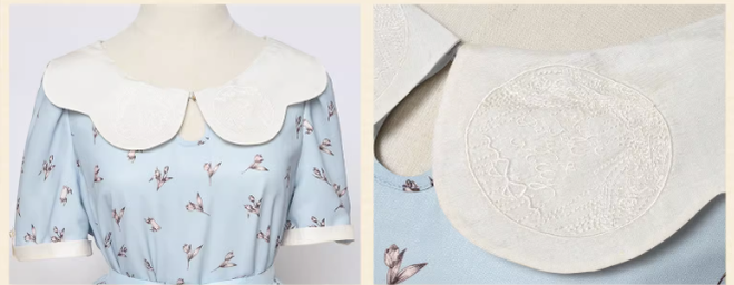 Magic Tea Party~elegant Lolita A-Line Printing OP Dress   