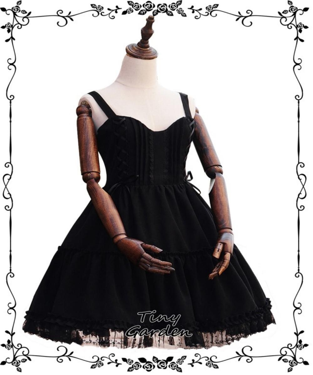 Tiny garden - Garden Waltz 1.0 Burgundy Autumn Winter Lolita JSK