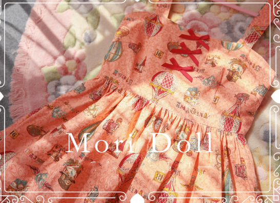 Mori Doll~Daily Lolita Colorful Patterns JSK Multicolors   