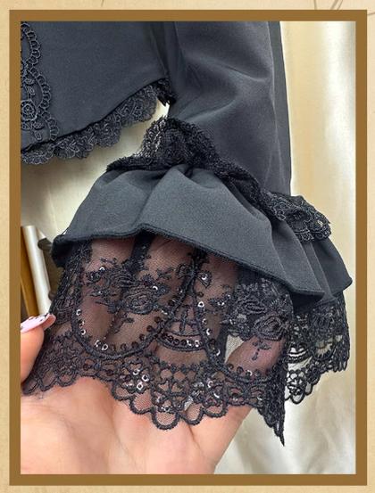 The Original Witch~Witch Returns~Gothic Lolita SK Set Fishbone Lace Corset Skirt Shirt   