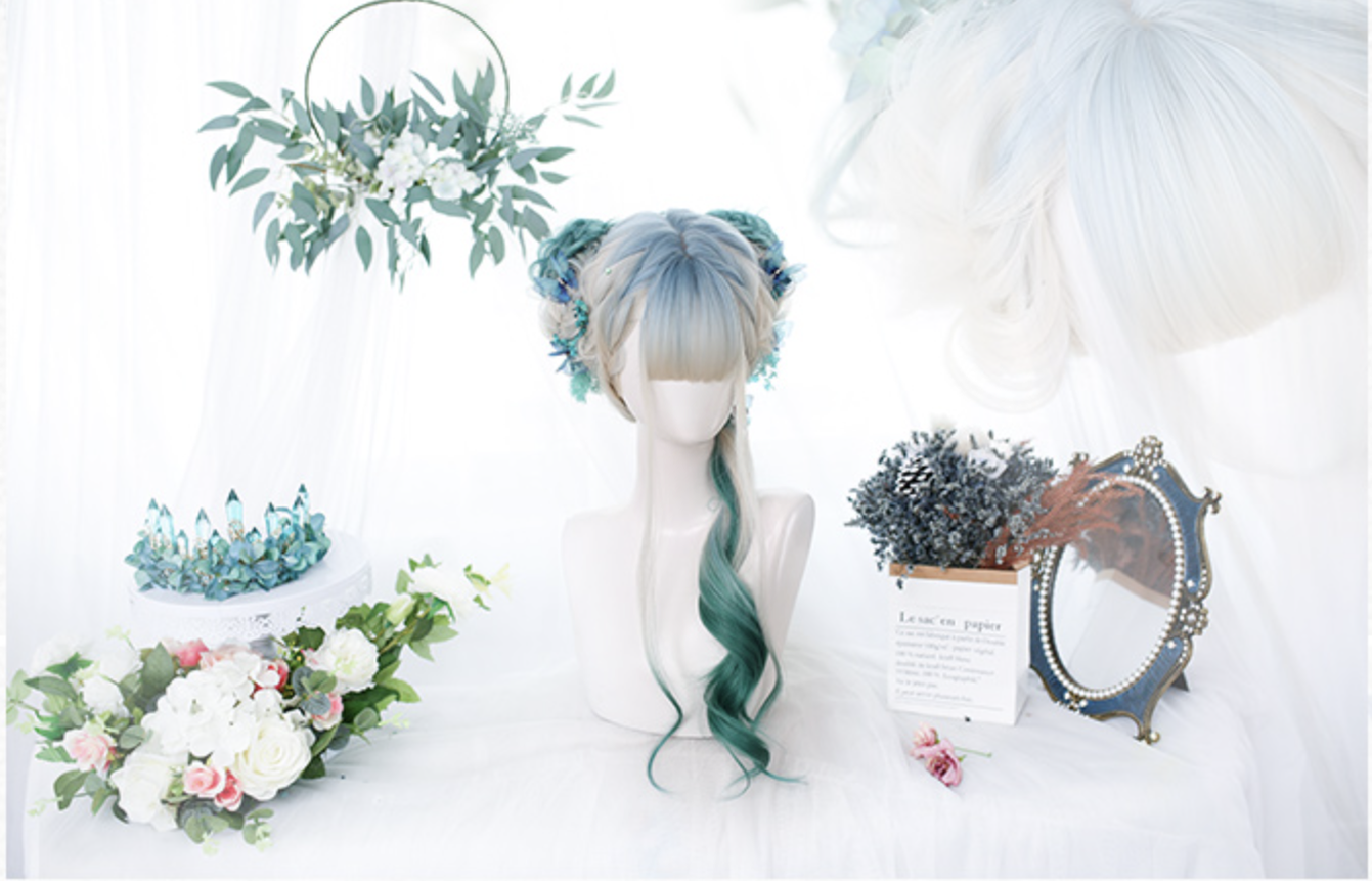 Dalao Home~Long Curly Gentle Gradient Lolita Wig   