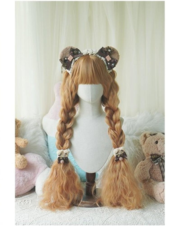 Imperial Tea~Sweet Lolita Wig 80cm Woolly Curls Wig   