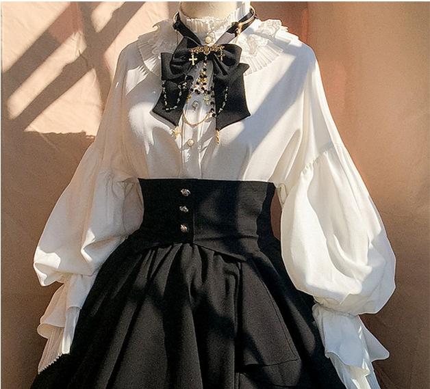 Temple of Time~The Evening Hymn~Elegant Lolita Pleated Petticoat   