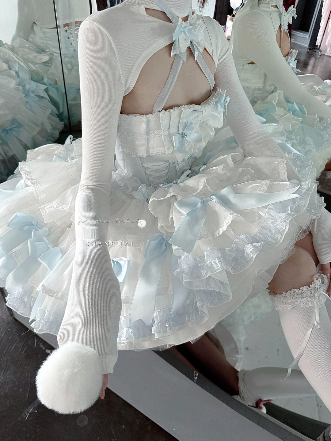 POSHEPOSE~Gorgeous Lolita Dress Outfit Christmas Jumper Dress Collection (F L M S XS) 41358:702156