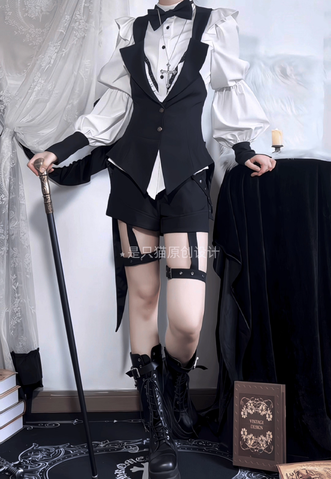 Just A Cat - Prince Waiter - Ouji Lolita Suit, Tailcoat Style 43906:789634