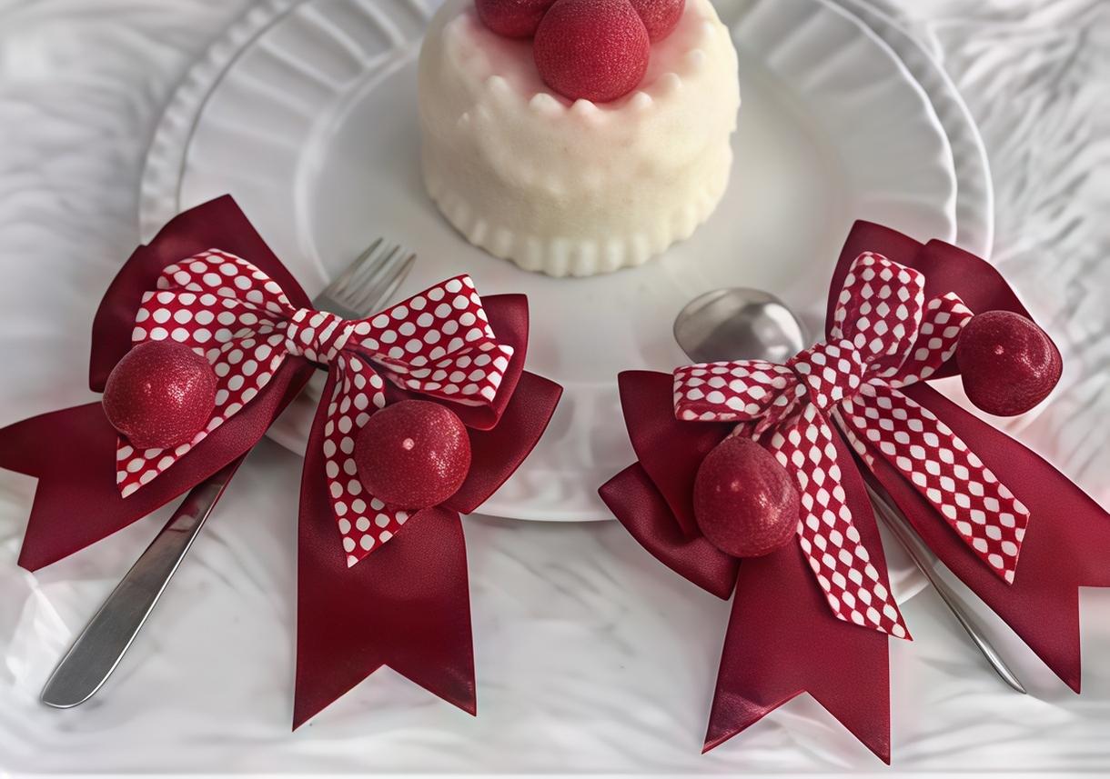 Berry Dew Drops - Red Old School Lolita OP Dress, Polka Dot Hair Clips Only (pair) S