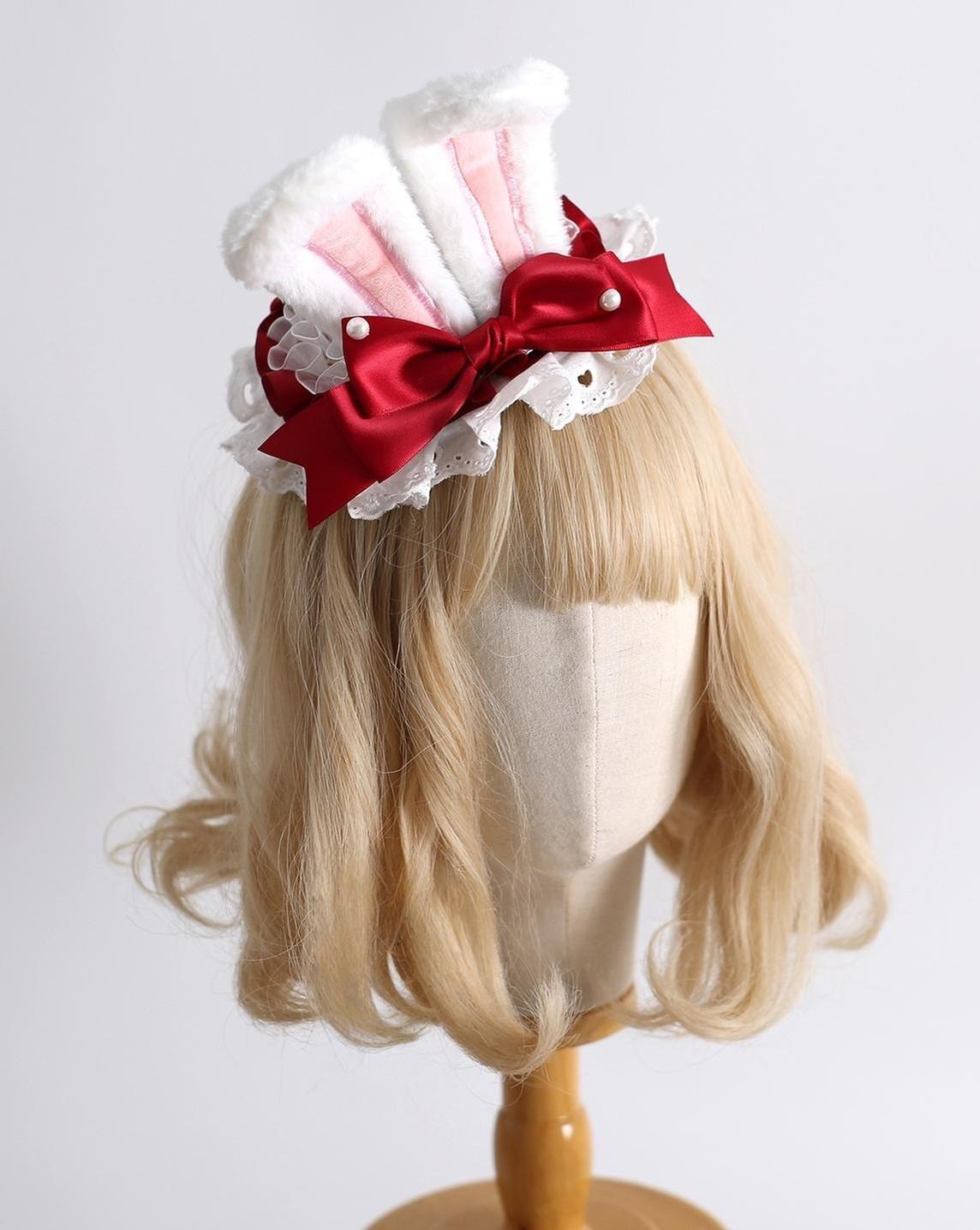 Xiaogui - Sweet Lolita Headdress, Shapeable Bunny Ear 44179:797867