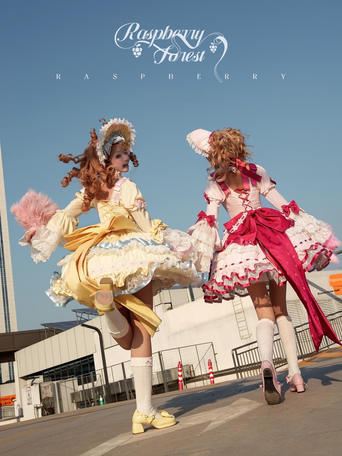 Mewroco - Berry Forest - Sweet Lolita Short-sleeved OP Dress and Matching Accessory 42596:748505