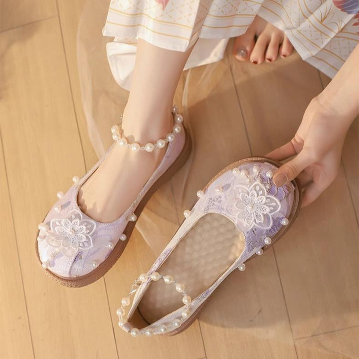 Yana~Lianhua Yana~Han Lolita Platform Shoes Chinese Style Shoes   