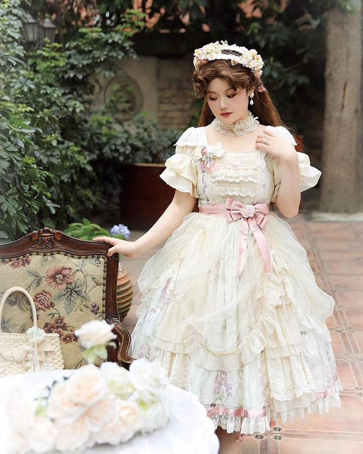 NanShengGe~Old Dream~Elegant Lolita OP Dress Plus Size Dress   