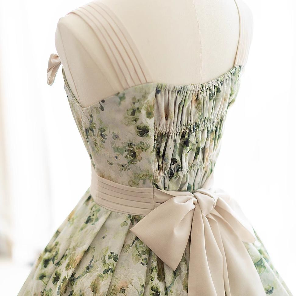 (BFM)Forest Wardrobe~Forest Holiday~Elegant Lolita Foral Print JSK Dress Multicolors 34366:455942