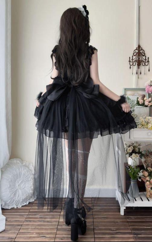 Phoenix Rise - Sweet Lolita Wedding JSK, Bullet Dress Inspired