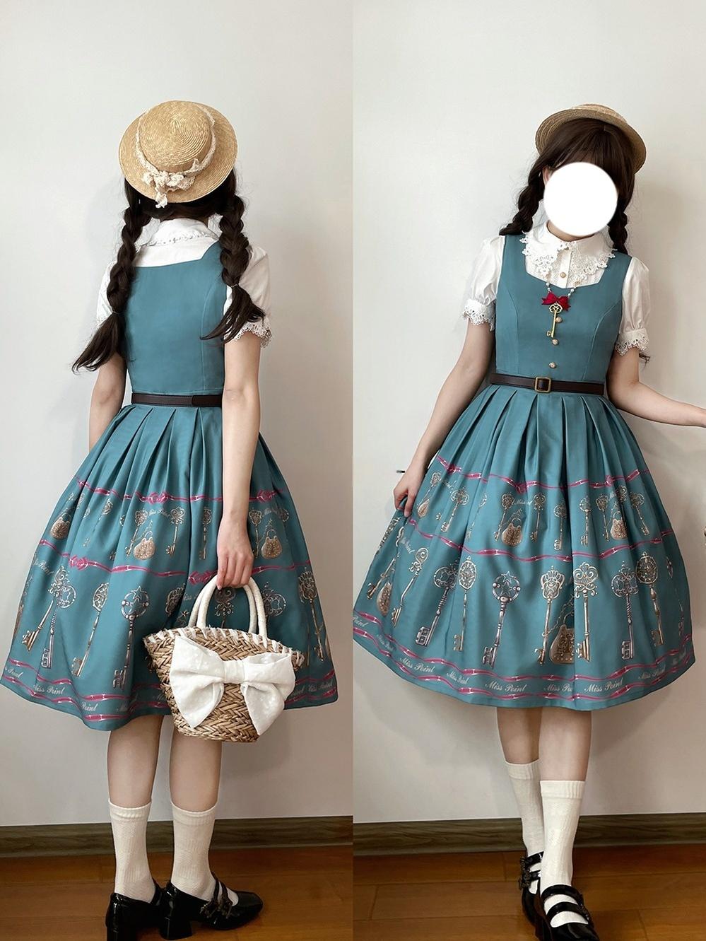 Miss Point~Antique Key~ Elegant Lolita JSK Retro Lolita Dress   