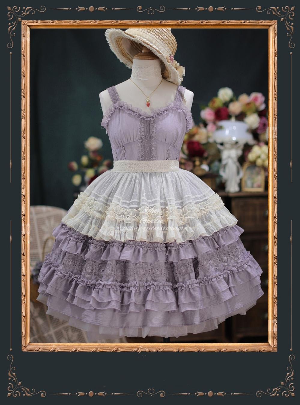 Tiny garden - Dream Bouquet - Elegant French Vintage Lolita JSK