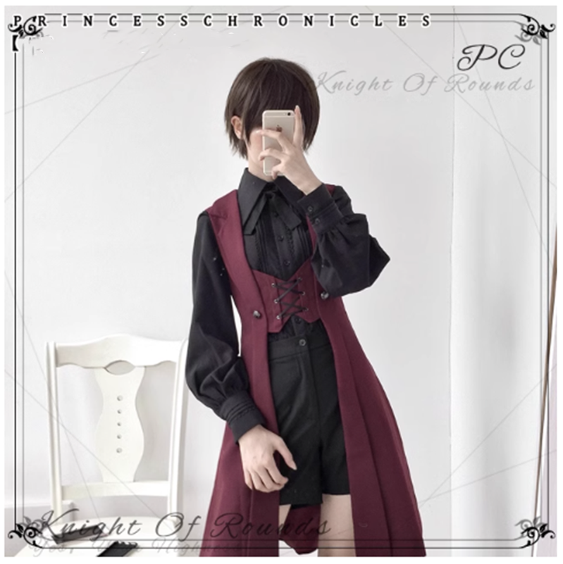 Princess Chronicles~The Night Prelude~Ouji Lolita Corset Vest   
