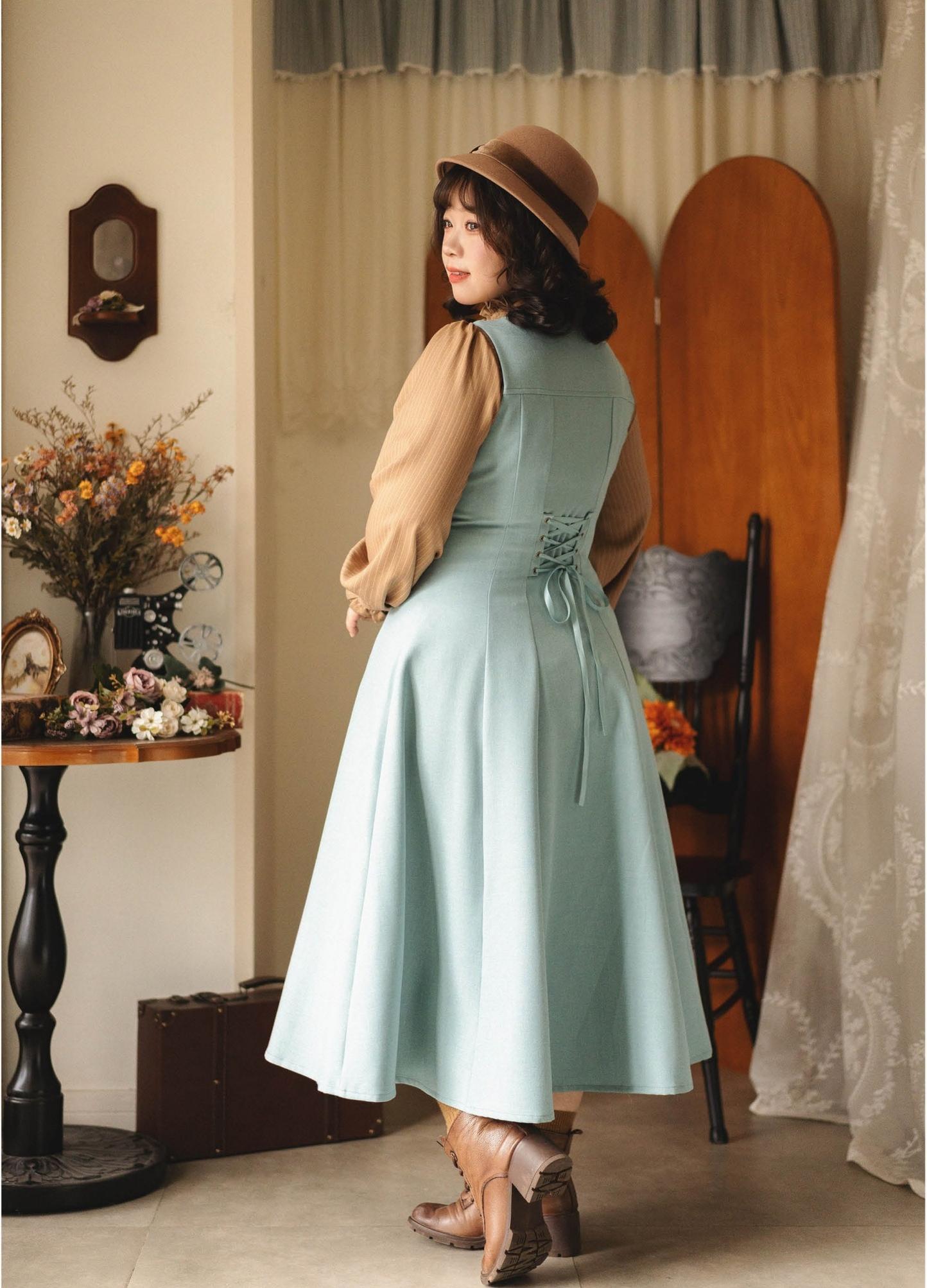 Forest Corridor - Classic Lolita Bust Supporting JSK, Waisted Shirt