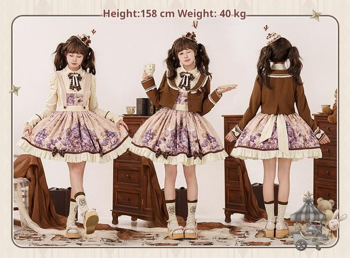 Spireme Cat~Doll Diary~Kawaii Lolita Dress Suit Doll-like Dress