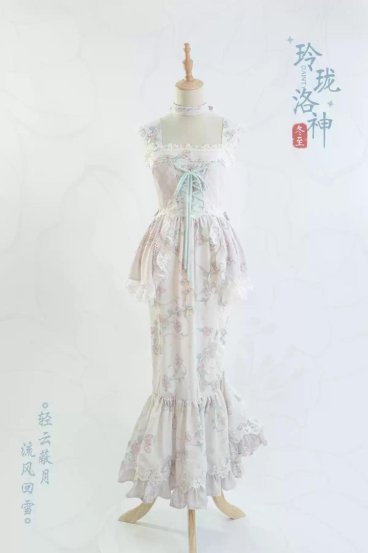 Bramble Rose~Exquisite Luo Shen~Qi Lolita OP Dress Chinese Style Lolita JSK (L M S) 41402:694246