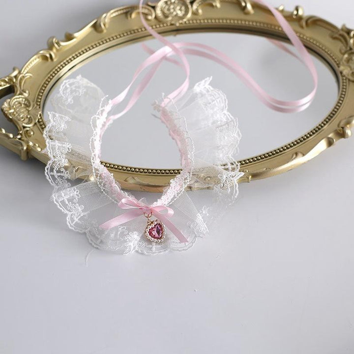 Xiaogui~Sweet Lolita Headdress Doll Lolita Accessories Lace choker only