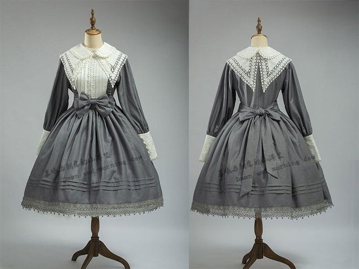 Dawn and Morning~Morning Fairy~Classic Lolita OP Elegant and Noble Dress   