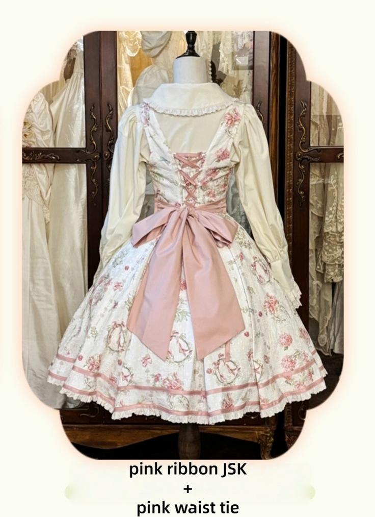Hydrangea Tea Party - Classic Lolita Bust Supporting JSK, Mutton Sleeve Shirt (L M S XL XS) 44583:814307