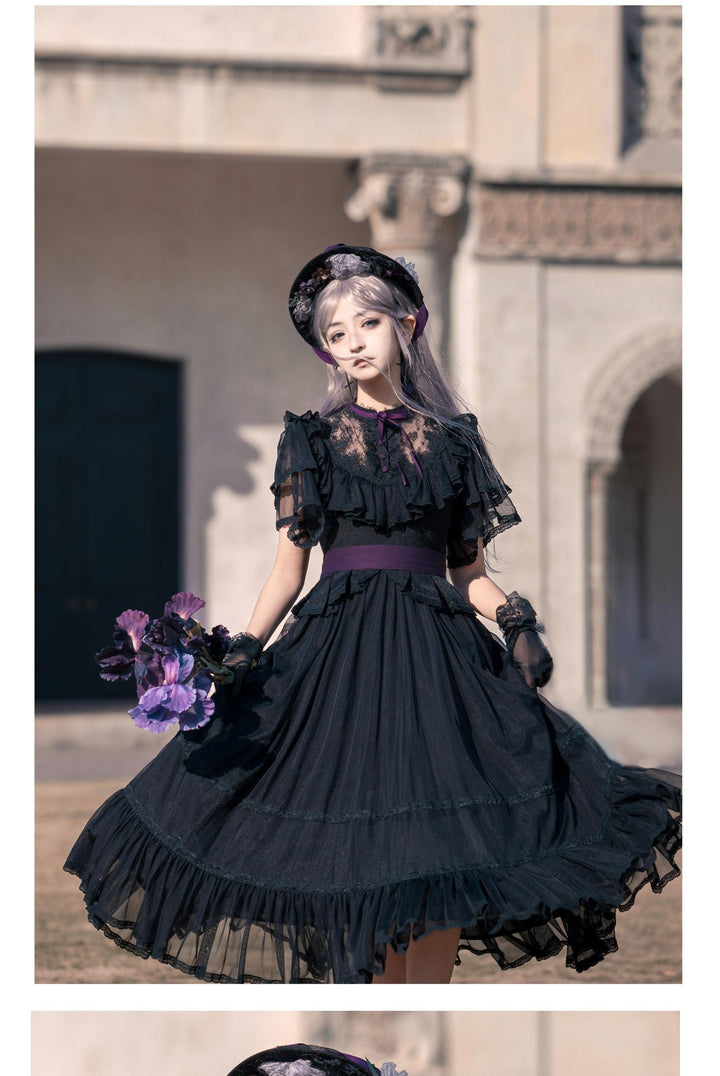 Button Bear~True Summer~Classic Lolita OP Dress with Hat and Hairband