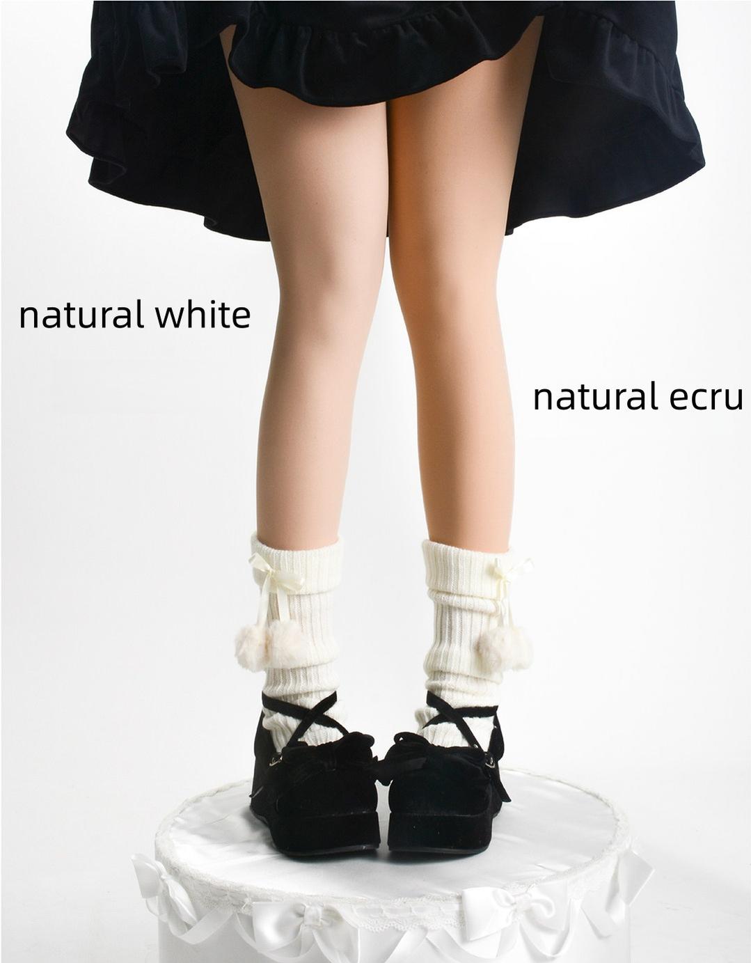 Daily Lolita Fleece-lining Pantyhose, Leg Warmers 44339:808683