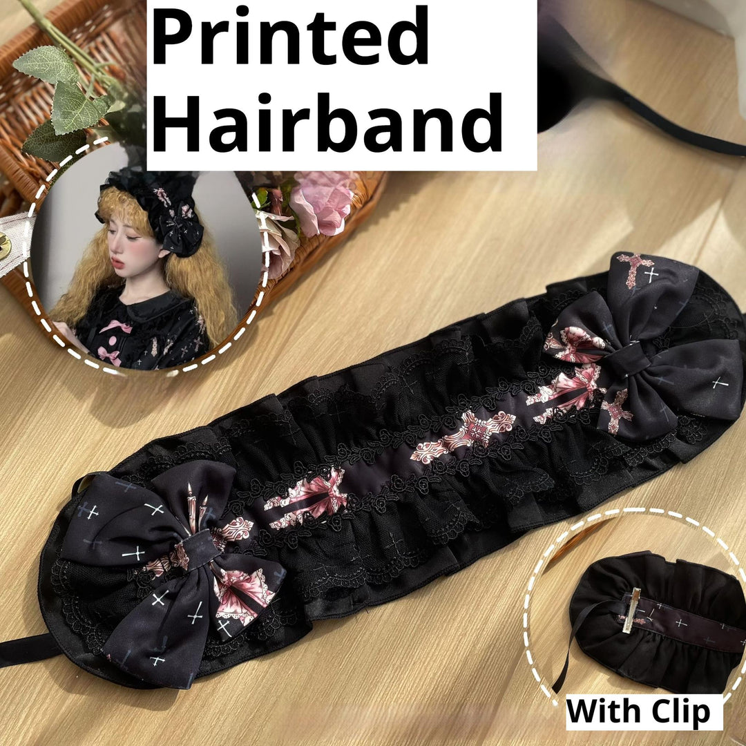 Uncle Wall Original~Missing Lamb Case~Gothic Lolita Dress Set with Sheep Prints (L M S) 42971:760759