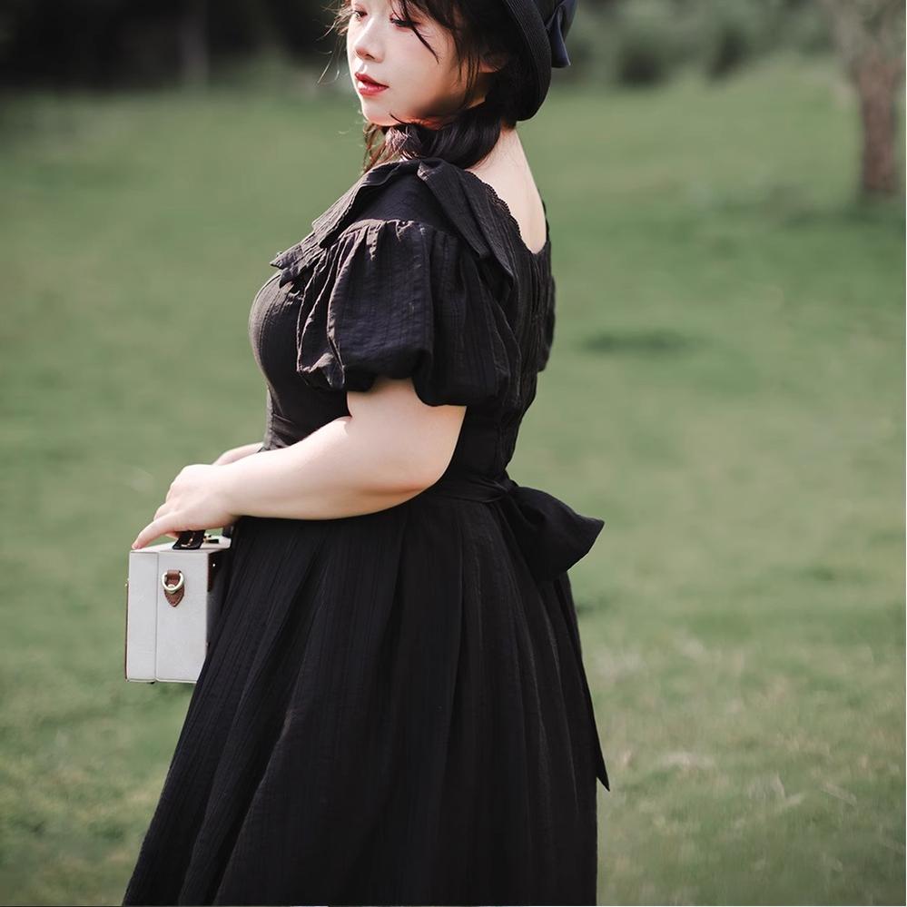 Forest Wardrobe~Forest Gallery~Country Lolita OP Dress Elegant Tencel Dress   