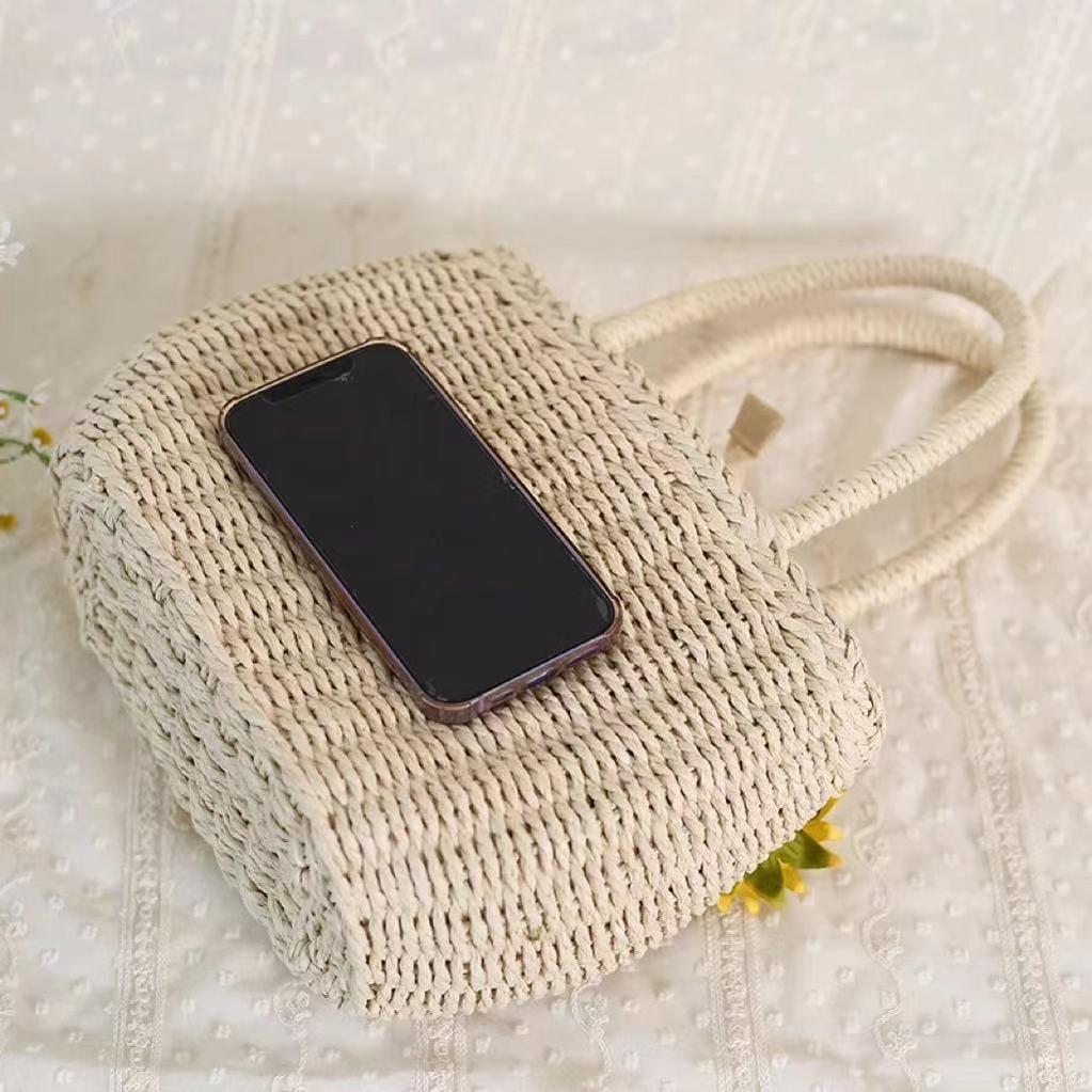 Xiaogui - Daily Lolita Bag Sunflower Straw Shopping Bag