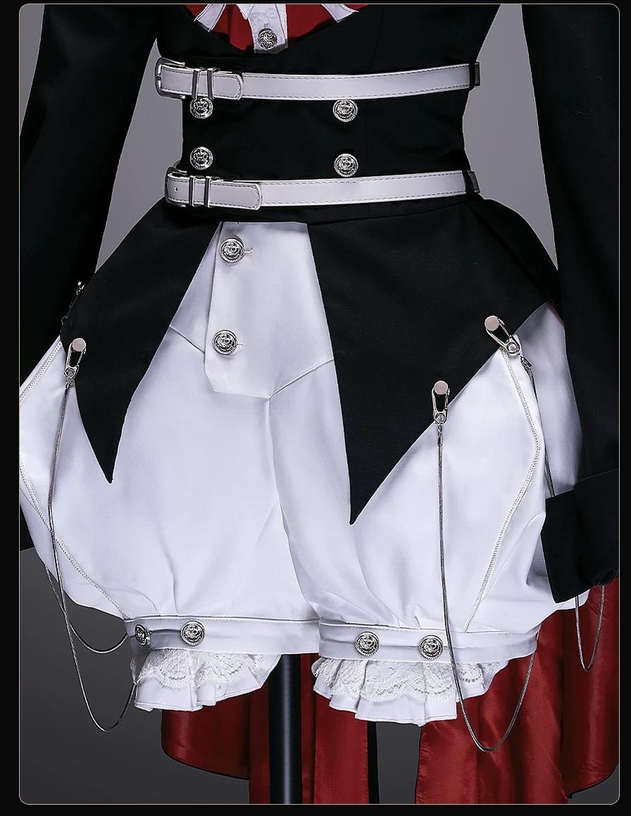 Ribs and Heart - Ouji Lolita Trailing Jacket & Ribs Embroidered Blouse Set 45781:862317