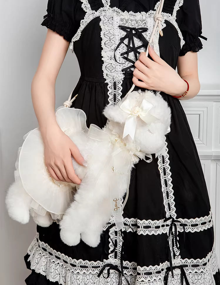 Plush Kawaii Lolita Bag, Lamb Shaped